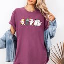 XXXL Berry Red Festive Christmas Party Cats Santa Cute Cat Lover Graphic Edition Comfort Colors Tee