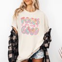 XXXL Ivory Cream Focus On The Good Retro Groovy Positivity Mental Health Vibes For Everyday Mindset Uplift Comfort Colors Tee