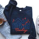  Howdy Cowboy Neon Las Vegas Retro Western Country Icons Neon Nights Edition Sweatshirt