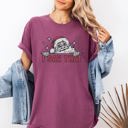 XXL Berry Red I Saw That Christmas Santa Presents Funny Holiday Quote Graphic Comfort Colors Tee