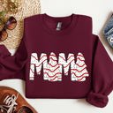 XL Maroon Mama Christmas Cake Santa Winter Snow Varsity Retro Vintage Limited Edition Sweatshirt