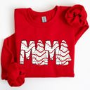Medium Red Mama Christmas Cake Santa Winter Snow Varsity Retro Vintage Limited Edition Sweatshirt