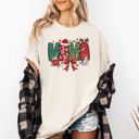 XXXL Ivory Cream Mama Christmas Fun Reindeer Hot Chocolate Cake Holiday Family Theme Comfort Colors Tee