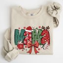  Mama Christmas Fun Reindeer Hot Chocolate Cake Holiday Edition Cozy Festive Sweatshirt