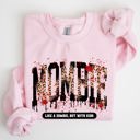 XL Light Pink Mombie Like A Zombie But With Kids Halloween Spooky Mom Life Witch Graphic Sweatshirt