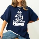 Large Navy Moo'd Cow Moody Positive Mental Health Quote Encouraging Self Love And Kindness Comfort Colors Tee