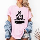 XL Blossom Light Pink Moo'd Cow Moody Positive Mental Health Quote Encouraging Self Love And Kindness Comfort Colors Tee