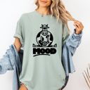 XL Bay Light Sage Moo'd Cow Moody Positive Mental Health Quote Encouraging Self Love And Kindness Comfort Colors Tee