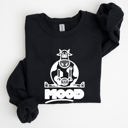 XXXL Black Moo'd Cow Funny Moody Mental Health Positivity Encouraging Humor Wellness Vibes For Positivity Seekers Sweatshirt