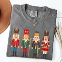 Small Pepper Dark Gray Nutcrackers Christmas Classic Winter Decorations Holiday Theme Comfort Colors Tee