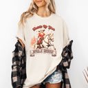 Medium Ivory Cream Saddle Up Your Jingle Horse Cowboy Cowgirl Christmas Carol Western Comfort Colors Tee