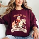  Saddle Up Your Jingle Horse Cowboy Cowgirl Christmas Carol Western Holiday Edition Sweatshirt