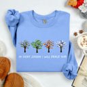XXL Carolina Blue In Every Season I Will Praise Him Jesus Love Christian Faith Bible Truths Christian Symbol Sweatshirt