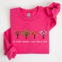 Medium Heliconia Bright Pink In Every Season I Will Praise Him Jesus Love Christian Faith Bible Truths Christian Symbol Sweatshirt