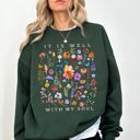  It Is Well With My Soul Christian Hymn Flowers Inspirational Gospel Prayer Scripture Sweatshirt