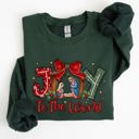 XXXL Forest Green Joy To The World True Story Christian Nativity Christmas Religious Inspirational Holiday Sweatshirt