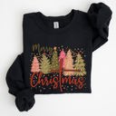Large Black Merry Christmas Christ Religious Gospel Faith Sacred Holiday Prayer Scripture Sweatshirt