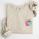  True Story Nativity Pocket Christmas Christian Faith Gospel Cozy Graphic Sweatshirt