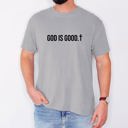XXXL Granite God Is Good Minimalist Faith Gospel Jesus Christian Religious Comfort Colors Tee