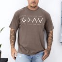 XXXL Espresso Brown God Is Greater Than The Highs And Lows Jesus Christian Faith Gospel Comfort Colors Tee