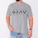 XL Granite God Is Greater Than The Highs And Lows Jesus Christian Faith Gospel Comfort Colors Tee