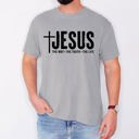 XXL Granite Jesus The Way The Truth The Life Gospel Message For Faith Christian Comfort Colors Tee