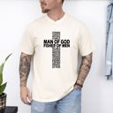  Man Of God, Fisher Of Men, Gospel, Jesus, Christian Faith Graphic Comfort Colors Tee