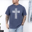 XXXL Denim Blue Man Of God, Fisher Of Men, Gospel, Jesus, Christian Faith Graphic Comfort Colors Tee