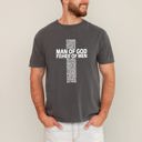 XXL Pepper Dark Gray Man Of God, Fisher Of Men, Gospel, Jesus, Christian Faith Graphic Comfort Colors Tee