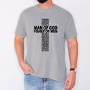 XL Granite Man Of God, Fisher Of Men, Gospel, Jesus, Christian Faith Graphic Comfort Colors Tee