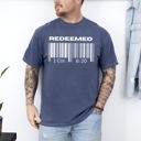 XXL Denim Blue Redeemed Faith In Jesus Gospel Christian Worship Religious Message Comfort Colors Tee