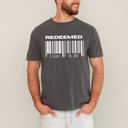 XXL Pepper Dark Gray Redeemed Faith In Jesus Gospel Christian Worship Religious Message Comfort Colors Tee