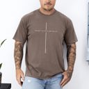 Small Espresso Brown The Way The Truth The Life John Faith Gospel Christian Jesus Religious Comfort Colors Tee