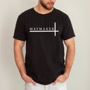 Medium Black Way Maker Faith Christian Jesus Gospel Religious Scripture Verse Artwork Comfort Colors Tee