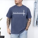 XL Denim Blue Way Maker Faith Christian Jesus Gospel Religious Scripture Verse Artwork Comfort Colors Tee