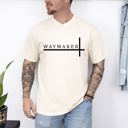 XXL Ivory Cream Way Maker Faith Christian Jesus Gospel Religious Scripture Verse Artwork Comfort Colors Tee