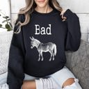 XL Black Badass Funny Sarcastic College Sayings For Study Breaks And After Class Laughs Sweatshirt