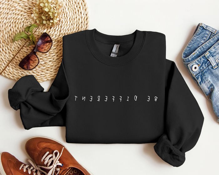 Be Different Be Bold Stay Curious Sarcastic College Humor Everyday Graphic Sweatshirt