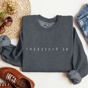 Small Dark Gray Heather Be Different Be Bold Stay Curious Sarcastic College Humor Everyday Graphic Sweatshirt