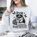  Booktrovert Raccoon Reading Booktok Library Books Avid Reader Collection Sweatshirt