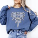  Boot Stitch Western Country Cowboy Boots Rugged Heritage Western Wear Graphic Sweatshirt