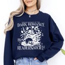 Small Navy Dark Romance Readers Society Romantasy BookTok Library Books Fan Club Collective Sweatshirt