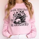 Large Light Pink Dark Romance Readers Society Romantasy BookTok Library Books Fan Club Collective Sweatshirt