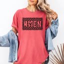XXXL Watermelon Pink Amen, Trust In The Lord Checkered Christian Jesus Gospel Faith Saved Comfort Colors Tee