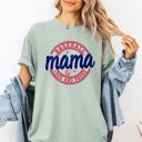 XXXL Sage Baseball Mama Loud and Proud Mothers Day Baseball Fan Sports Enthusiast Edition Comfort Colors Tee