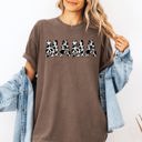 XXXL Espresso Brown Mama Cow Print Vintage Mother's Day Classic Animal Print Timeless Everyday Wear Comfort Colors Tee