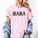 XXL Blossom Light Pink Mama Leopard Cow Print Classic Animal Mother's Day Limited Edition Collection Comfort Colors Tee