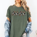XXXL Moss Dark Green Mama Leopard Cow Print Classic Animal Mother's Day Limited Edition Collection Comfort Colors Tee
