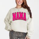 XXXL Sand Mama Vintage Pink Leopard Print Retro Varsity Classic Mother's Day Edition Sweatshirt