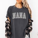 Small Pepper Dark Gray Nana, Faux Lace, Coquette, Varsity, Mother's Day T-Shirt Comfort Colors Tee Exclusive Limited Edition